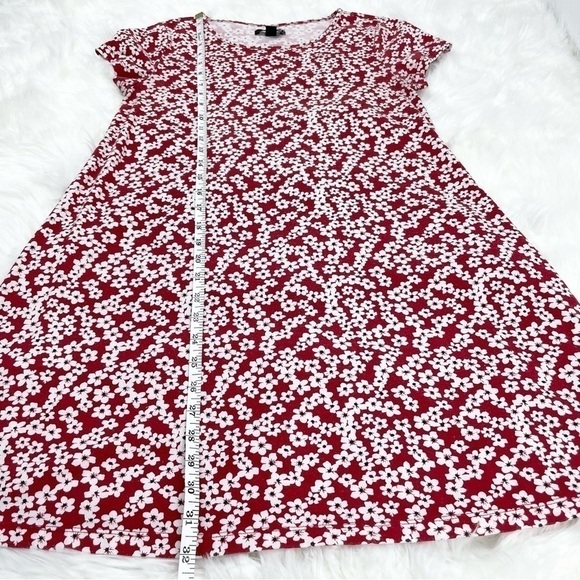 Sears Floral Print T-shirt Shift Dress - Picture 3 of 7